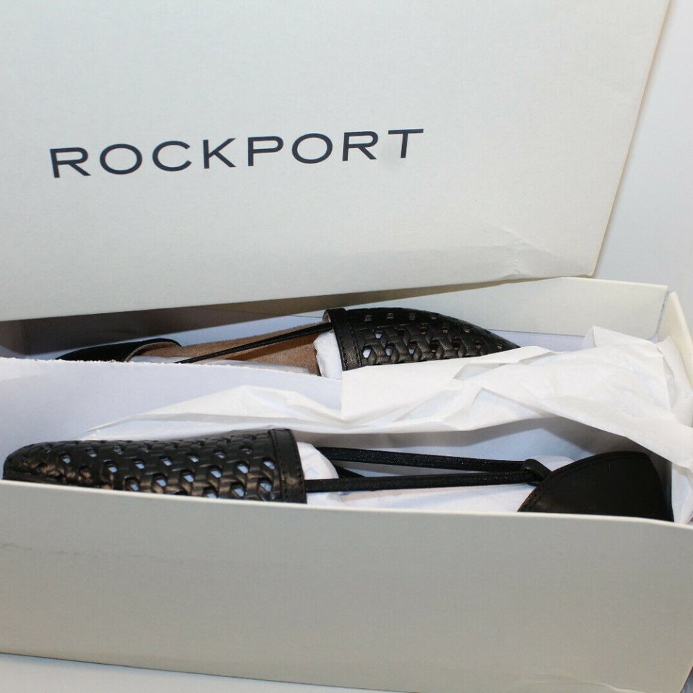 Rockport Women's Reagan Perforated Flats SIZE 8 - Picture 5 of 11